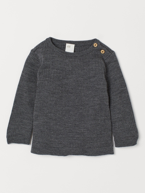 H&M Infant Grey Merino Wool Jumper
