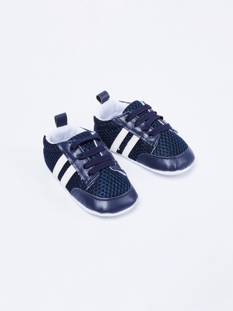 Fame Forever By Lifestyle Infants Navy Blue Casual Patterned Booties