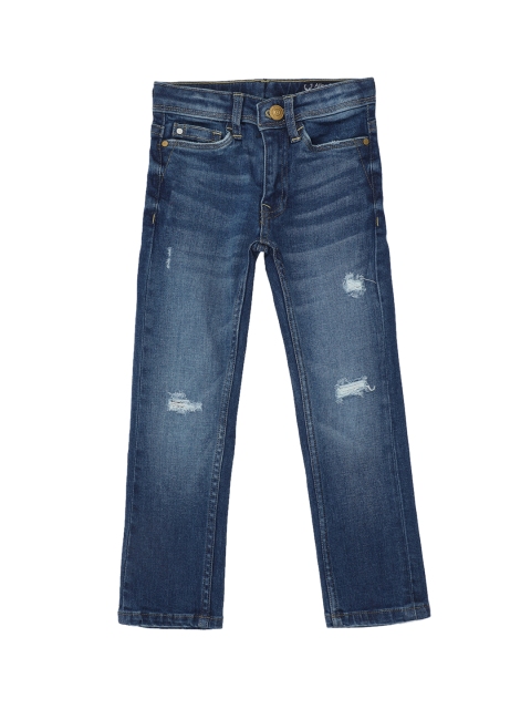 Allen Solly Junior Boys Navy Blue Regular Fit Mid-Rise Mildly Distressed Stretchable Jeans
Allen Solly Junior Boys Navy Blue Regular Fit Mid-Rise Mildly Distressed Stretchable Jeans