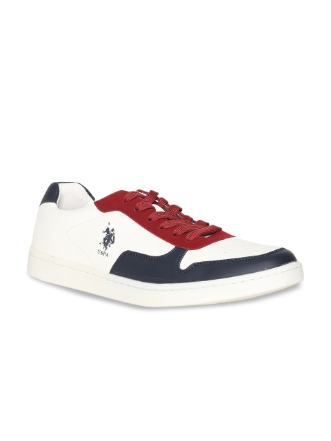 U.S. Polo Assn. Men White Sneakers