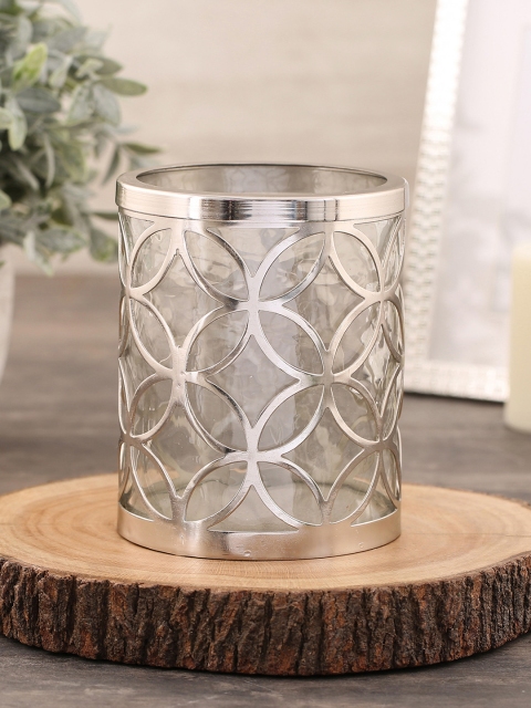 Pure Home and Living Transparent & Silver-Toned Large Metal Cut Votive Candle Holder
Pure Home and Living Transparent & Silver-Toned Large Metal Cut Votive Candle Holder