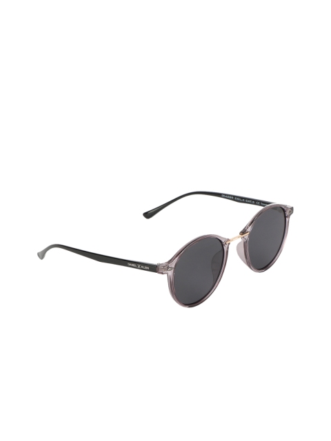 Daniel Klein Women Polazised & UV Protected Round Sunglasses DK4289-C4, Grey