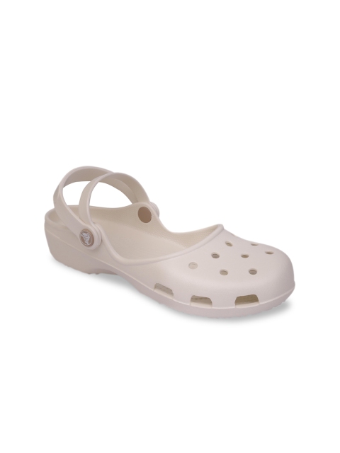 Crocs Women Off-White Clogs