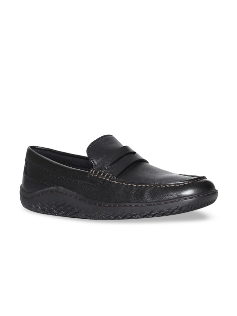 Cole Haan Men Black Lightweight Leather Loafers