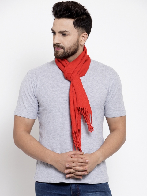 Calvadoss Men Red Solid Muffler