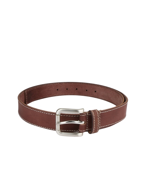 Aditi Wasan Men Brown Solid Leather Belt