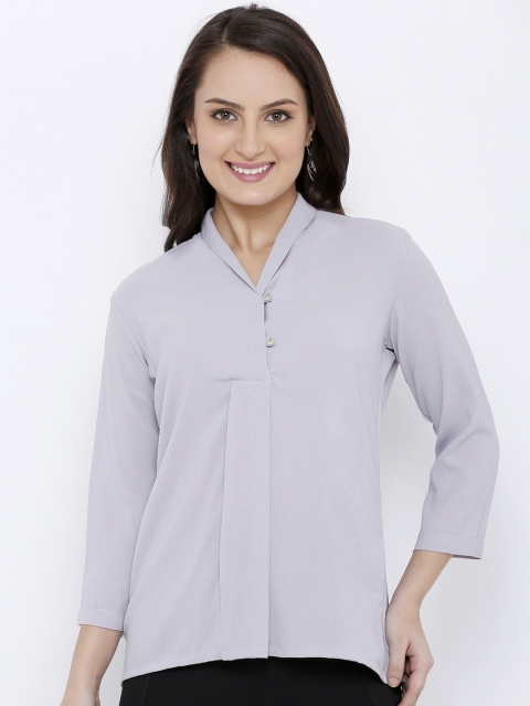 Soie Women Lavender Solid Top