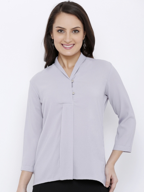 Soie Women Lavender Solid Top