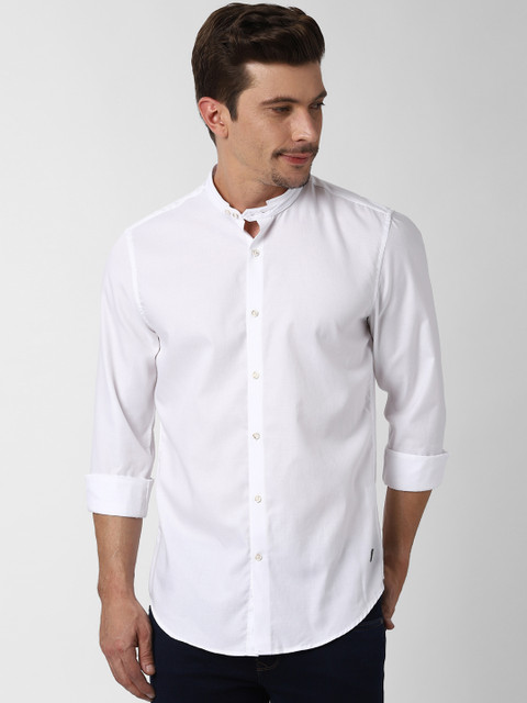 Peter England Casuals Men White Slim Fit Self Design Casual Shirt 
Peter England Casuals Men White Slim Fit Self Design Casual Shirt