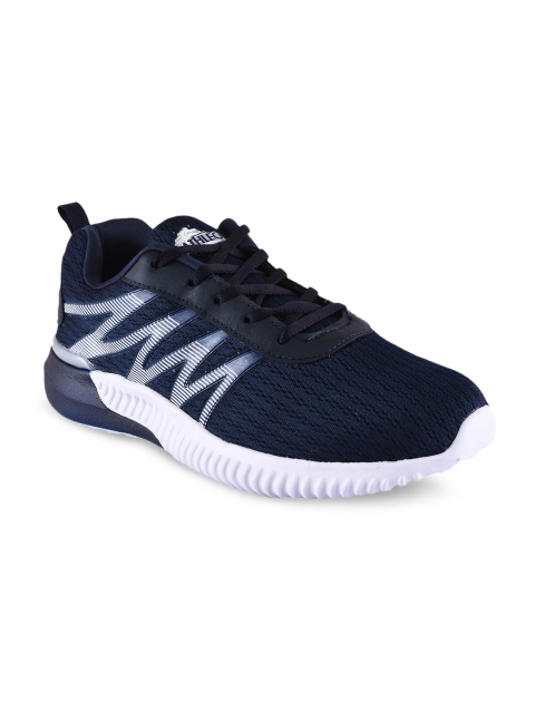 Action Men Navy Blue Synthetic Running Shoes