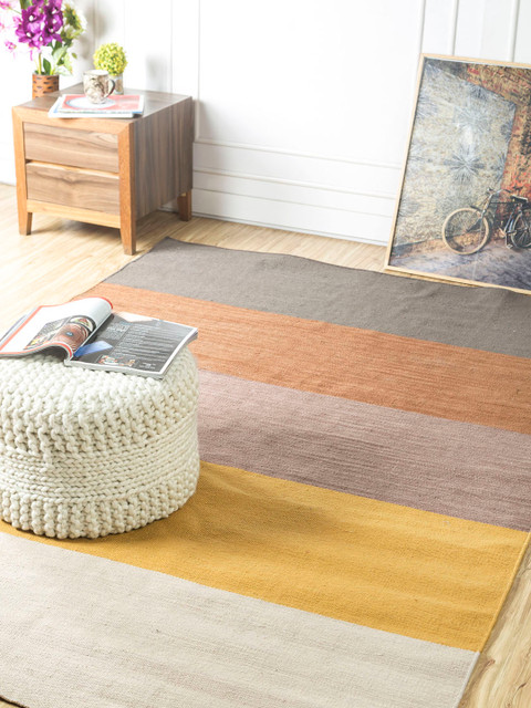 Jaipur Rugs Multi-Coloured Colour-Blocked No Shredding Pure Polyester Handmade Carpet
Jaipur Rugs Multi-Coloured Colour-Blocked No Shredding Pure Polyester Handmade Carpet