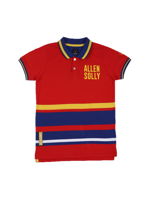 Allen Solly Junior Boys Red Striped Polo Collar T-shirt
Allen Solly Junior Boys Red Striped Polo Collar T-shirt