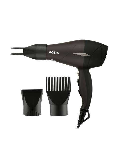 Rozia Unisex Heavy Duty 2000W Salon Hair Dryer With Concentrator and Comb Nozzle, Black
Rozia Unisex Heavy Duty 2000W Salon Hair Dryer With Concentrator and Comb Nozzle, Black