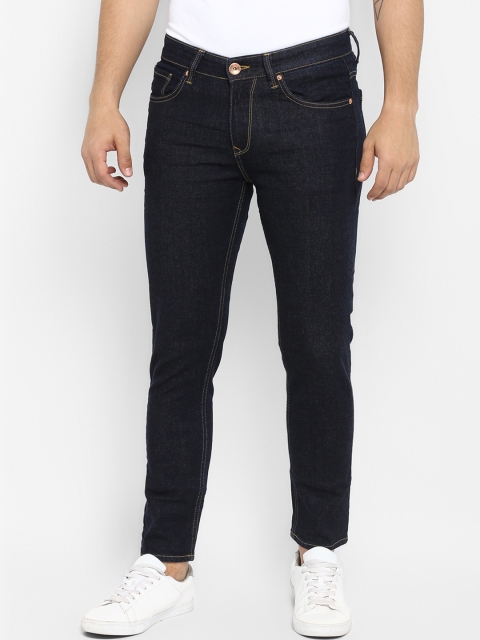 SPYKAR Men Navy Blue Slim Fit Mid-Rise Clean Look Jeans