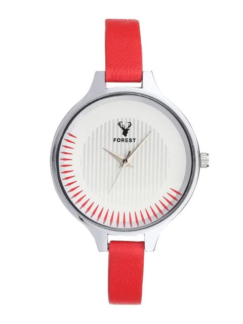 Hobforestessentials Women White Analogue Watch FR-272-RD