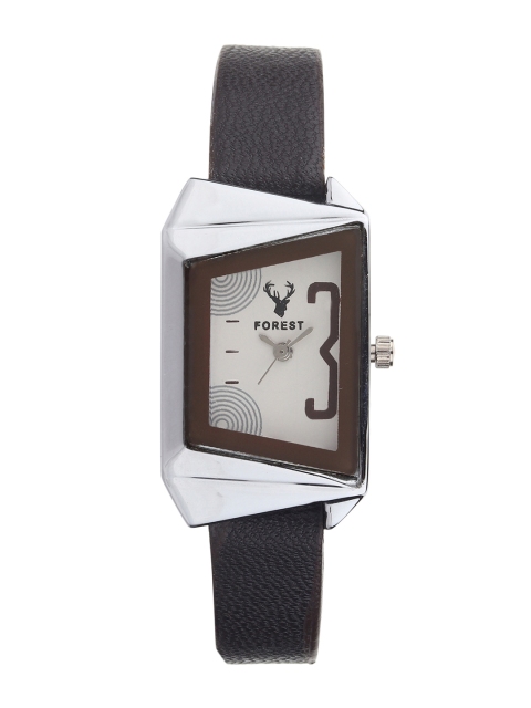 Hobforestessentials Women White Analogue Watch FR-273-BR
