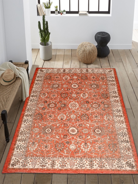 Saral Home Orange & Beige Floral Microfibre Polyester Digital Printed Anti-Skid Carpet
Saral Home Orange & Beige Floral Microfibre Polyester Digital Printed Anti-Skid Carpet