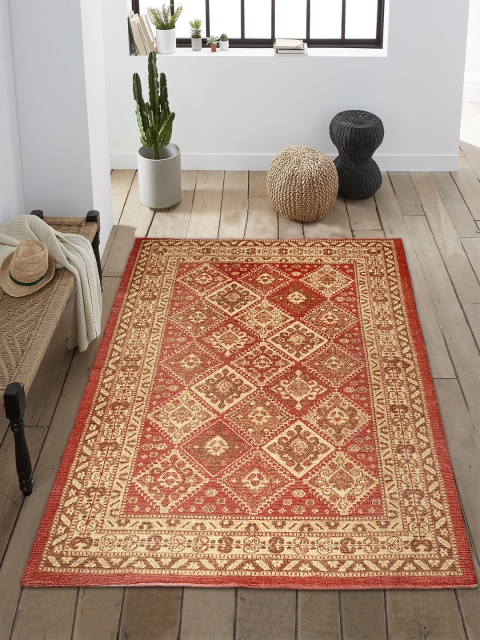 Saral Home Orange & Beige Diamond Pattern Microfibre Polyester Digital Printed Anti-Skid Carpet
Saral Home Orange & Beige Diamond Pattern Microfibre Polyester Digital Printed Anti-Skid Carpet
