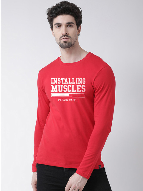 Friskers Men Red Printed Round Neck T-shirt
Friskers Men Red Printed Round Neck T-shirt