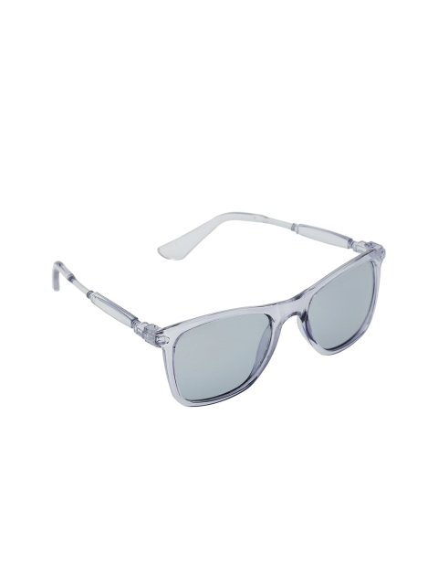 VAST Unisex Rectangle Sunglasses TRANSPARENT_2148, Grey