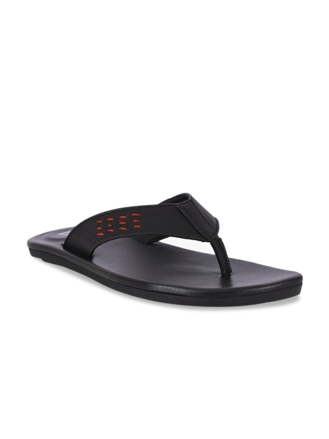 BuckleUp Men Black Sandals