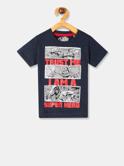 Colt Boys Blue Avengers Printed Round Neck T-shirt
Colt Boys Blue Avengers Printed Round Neck T-shirt
