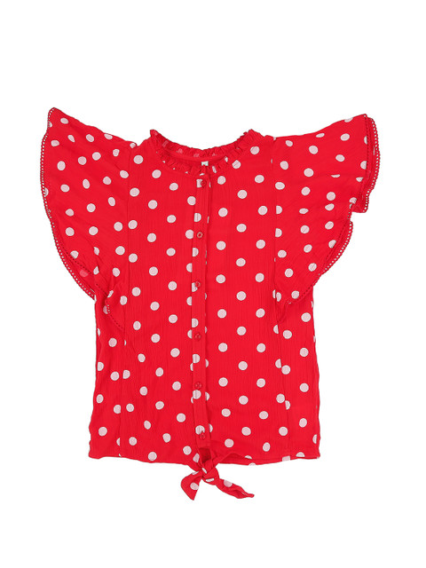 Pantaloons Junior Girls Red & White Printed Pure Cotton Top
Pantaloons Junior Girls Red & White Printed Pure Cotton Top