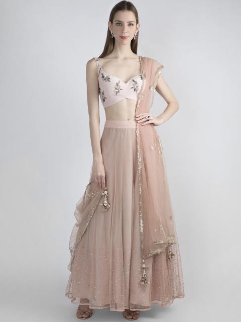 Pernia Pop-Up Shop By PRIYANKA SINGH Pink Ready to Wear Lehenga & Blouse with Dupatta
Pernia Pop-Up Shop By PRIYANKA SINGH Pink Ready to Wear Lehenga & Blouse with Dupatta