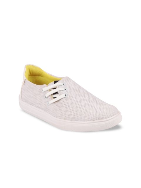 FAUSTO Women Off-White Lightweight Sneakers