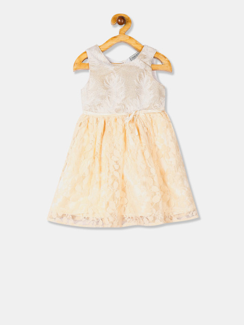 Cherokee Girls Peach-Coloured Self Design Fit and Flare Dress
Cherokee Girls Peach-Coloured Self Design Fit and Flare Dress