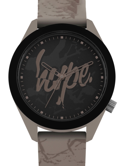 Hype Men Black & Taupe Analogue Watch HYG005BR