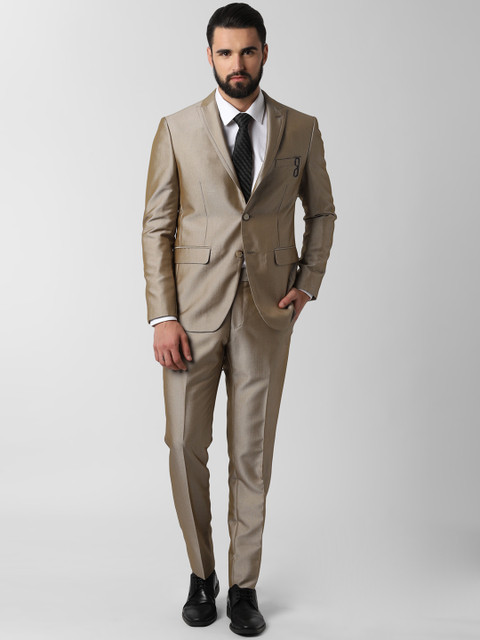 Peter England Elite Men Khaki-Coloured Solid Single-Breasted Slim-Fit 2 Piece Formal Suit
Peter England Elite Men Khaki-Coloured Solid Single-Breasted Slim-Fit 2 Piece Formal Suit
