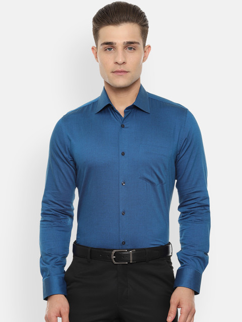 Van Heusen Men Blue Slim Fit Solid Formal Shirt
Van Heusen Men Blue Slim Fit Solid Formal Shirt