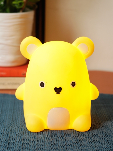 Aesthetic Home Solutions Sitting Yellow Rabbit Showpice