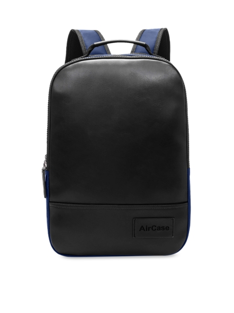 AirCase Unisex Black Solid Backpack