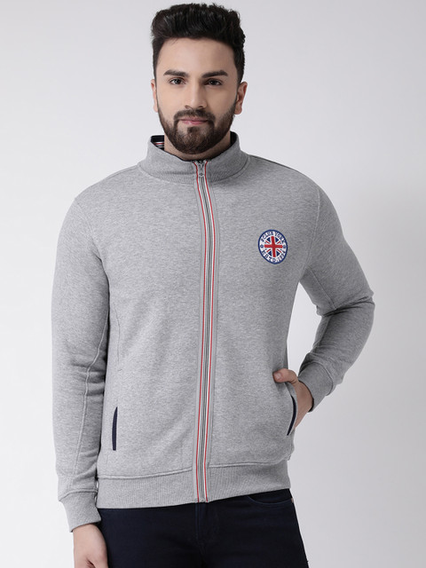 Club York Men Grey Solid Sweatshirt
Club York Men Grey Solid Sweatshirt