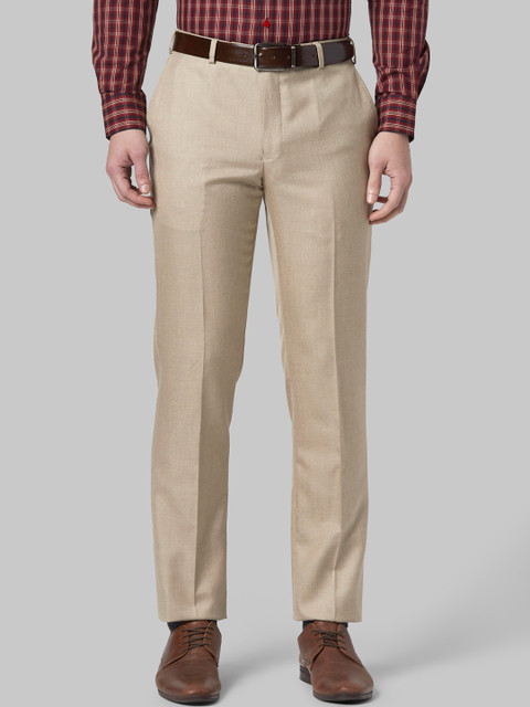 Park Avenue Men Beige Regular Fit Self Design Formal Trousers
Park Avenue Men Beige Regular Fit Self Design Formal Trousers