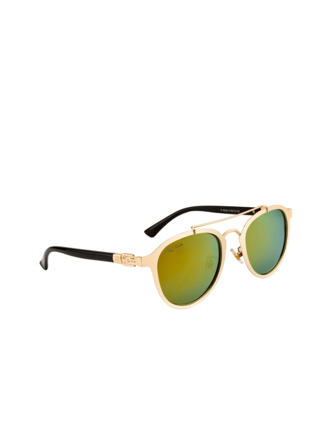Ted Smith Unisex Aviator Sunglasses TS-1307S, Green