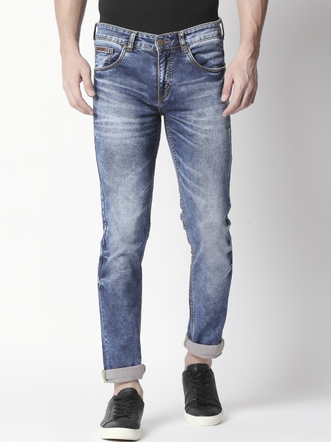 BOLTS and BARRELS Men Blue Slim Fit Low-Rise Clean Look Acid Wash Stretchable Jeans
BOLTS and BARRELS Men Blue Slim Fit Low-Rise Clean Look Acid Wash Stretchable Jeans