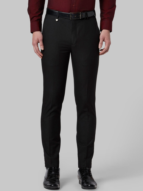Park Avenue Men Black Regular Fit Solid Formal Trousers 
Park Avenue Men Black Regular Fit Solid Formal Trousers