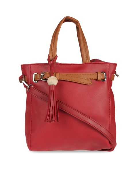 red pout Red Solid Handheld Bag