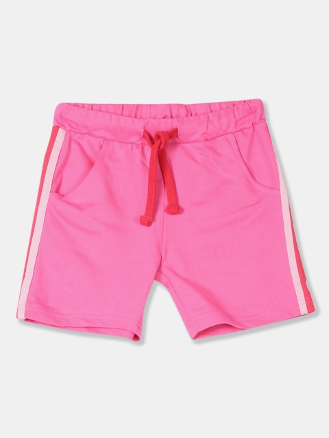 Cherokee Girls Pink Solid Regular Fit Regular Shorts