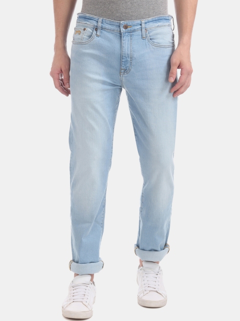 Aeropostale Men Blue Slim Fit Mid-Rise Clean Look Stretchable Jeans