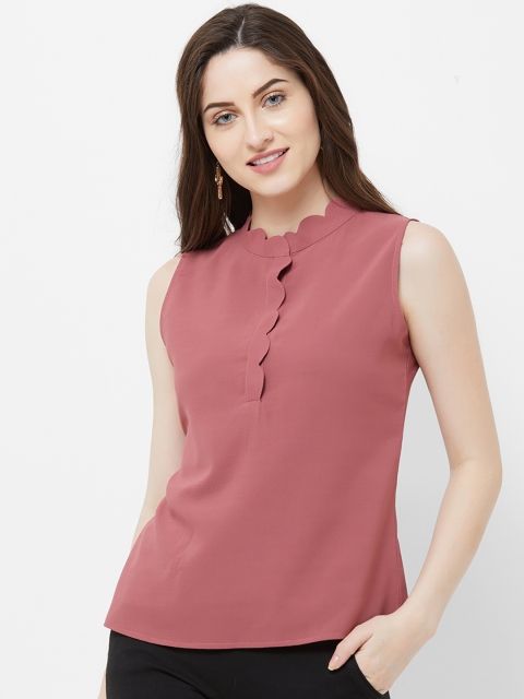MISH Women Mauve Solid Top