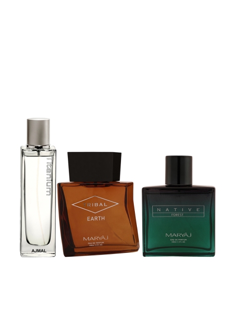 Ajmal Unisex Set of 3 Perfumes 100ml, White