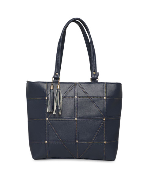 DIVA WALK Navy Blue Embellished Leather Handheld Bag
DIVA WALK Navy Blue Embellished Leather Handheld Bag