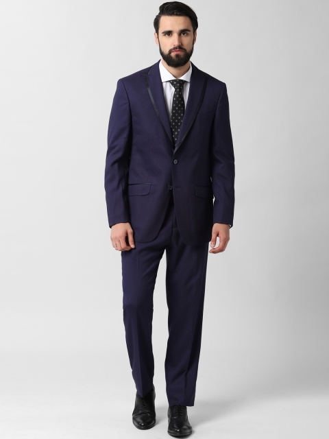 Peter England Men Maroon Self-Design Single-Breasted Slim-Fit Formal Suit, Navy blue
Peter England Men Maroon Self-Design Single-Breasted Slim-Fit Formal Suit, Navy blue