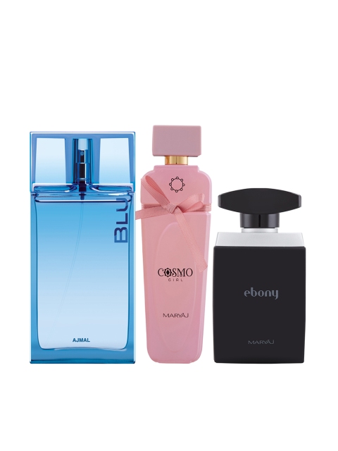 Ajmal Unisex Set Of 3 Eau de Parfum, Blue