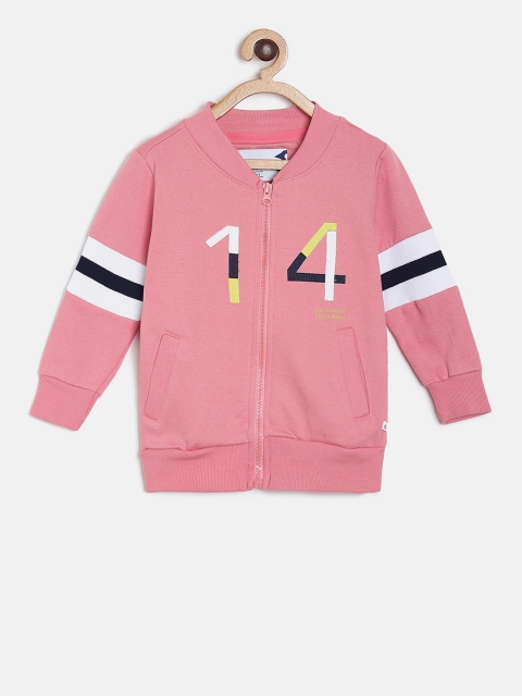 TALES & STORIES Boys Pink Printed Sweatshirt