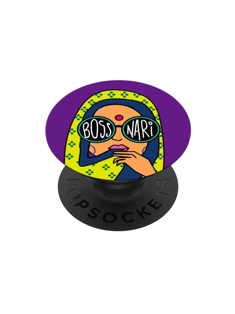 PopSockets Purple & Yellow Printed Mobile Grip & Stand